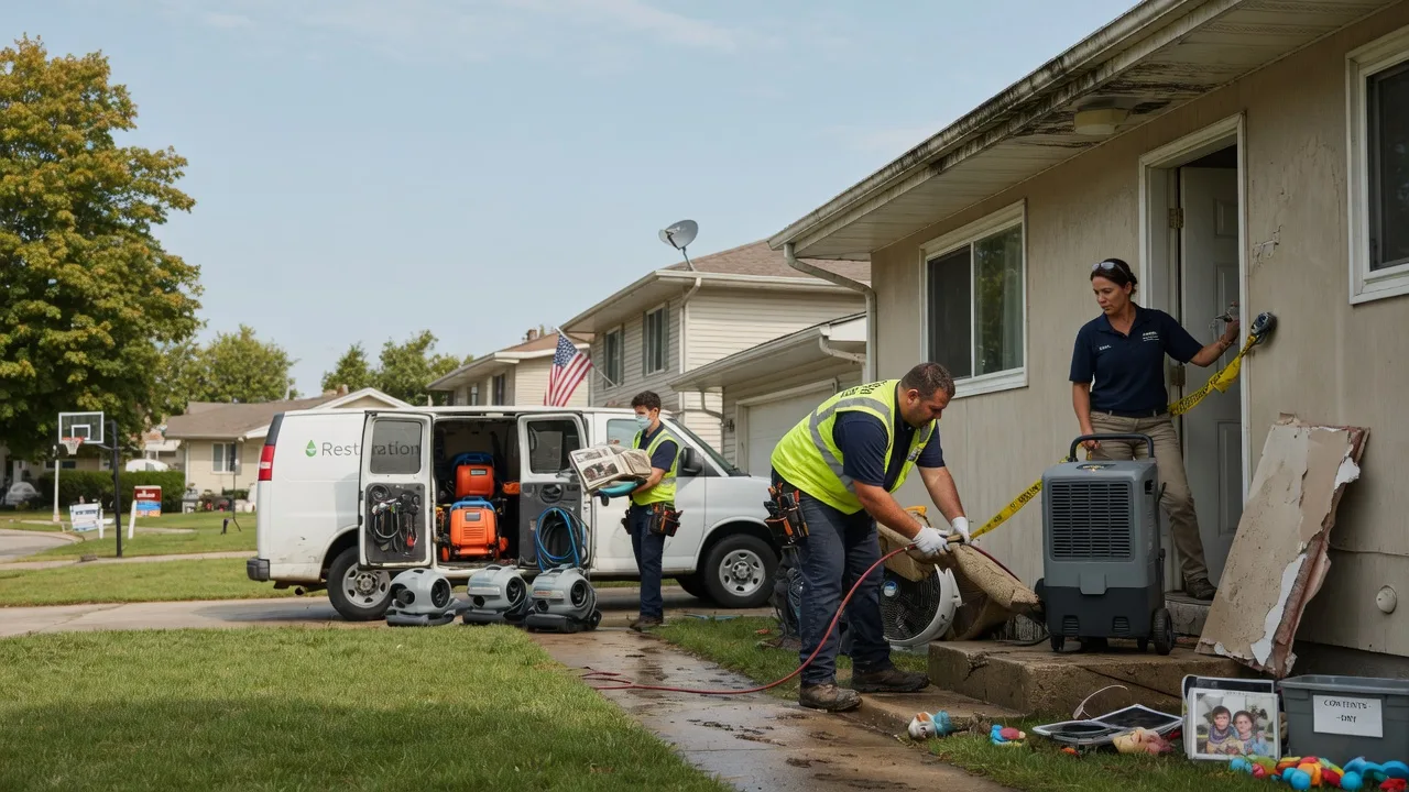 Water Damage Restoration in Foosland, IL near me